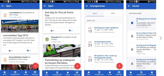 IdrettenOnline laserer mobil App for å administrere ditt medlemskap i idrettslag